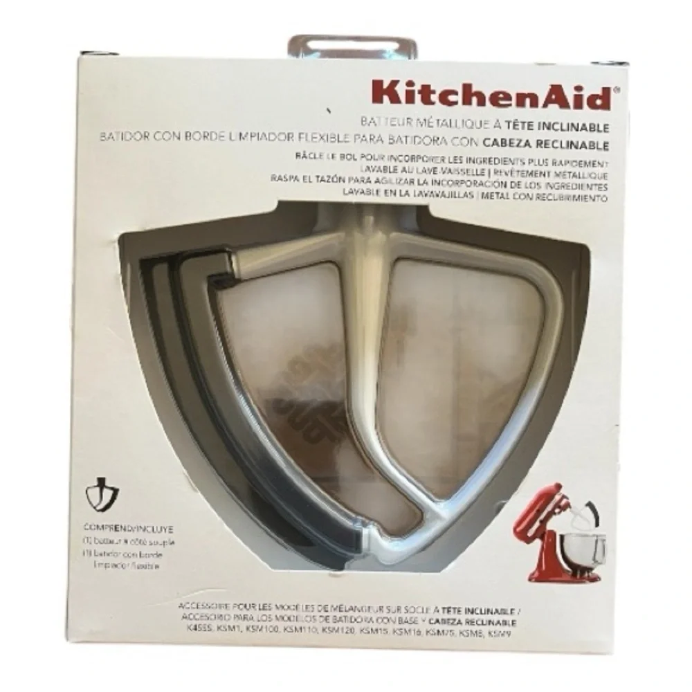KitchenAid Flex Edge‎ Beater White and Gray New